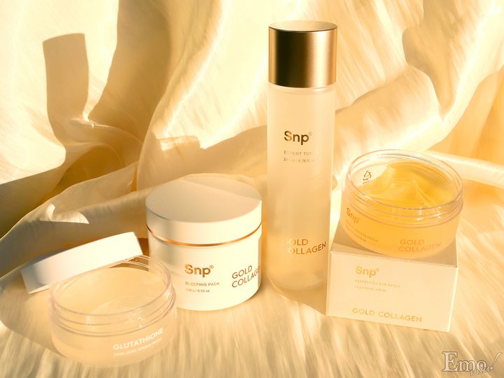 韓国発『Snp』の24Kゴールド×超低分子コラーゲン配合スキンケアにお肌、艶る
