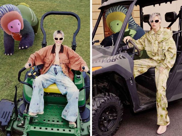 画像: 左｜ジャケット￥37,900、デニムパンツ￥37,900、右｜ジャケット￥32,900、パンツ ￥28,900 出典：デシグアル