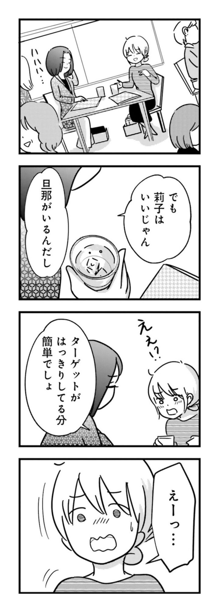 漫画『女はいつまで女ですか？ 莉子の結論』55ページ1