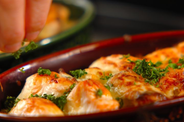 鮭とカリフラワーのグラタンの作り方5