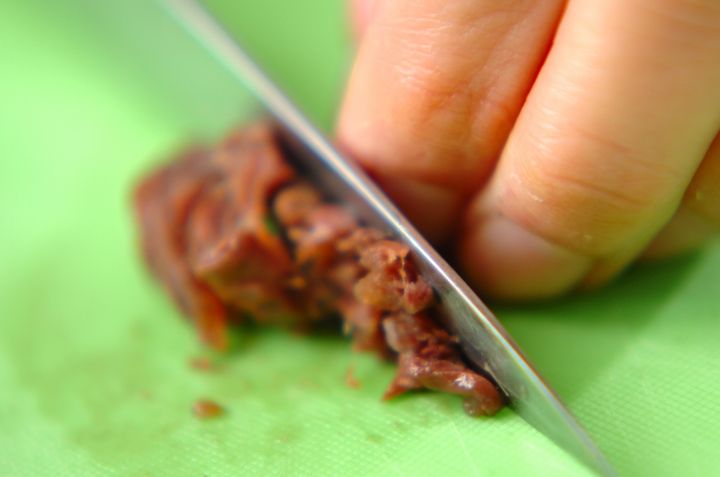 モヤシとピーマンのアンチョビソテーの下準備2