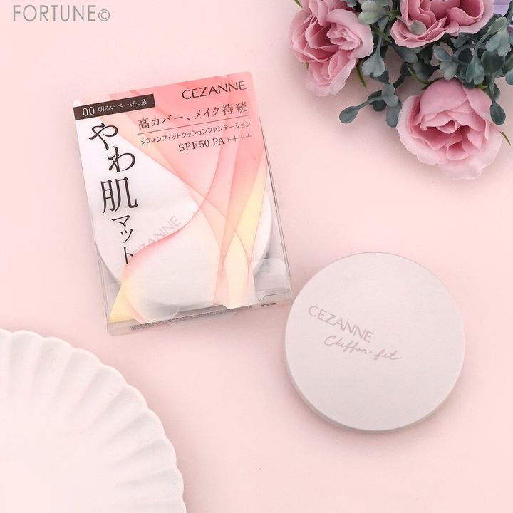 CEZANNE（セザンヌ）｜シフォンフィットクッション...