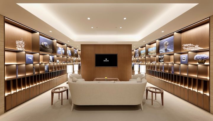 ロレックス ブティック 表参道 地下VIPルーム