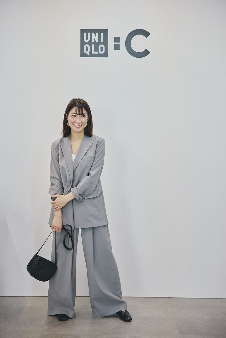 ユニクロC 感動ジャケット 感動タックパンツ セットアップ
