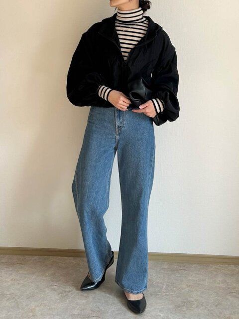 ナイロンパーカーでスポーツmix