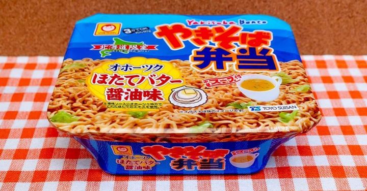 東洋水産「やきそば弁当 オホーツクほたてバター醤油味」