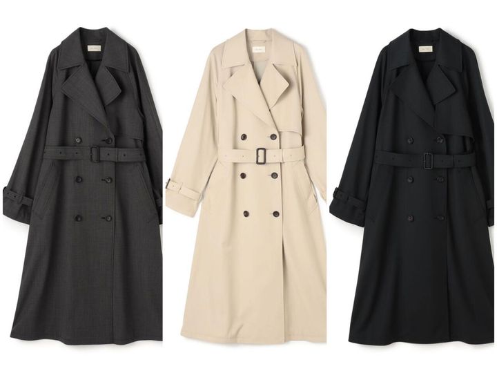 画像: ハイツイストギャバジン トレンチコート￥121,000（DES PRES） store.tomorrowland.co.jp