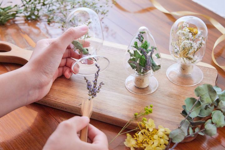 フラワーボトルづくり