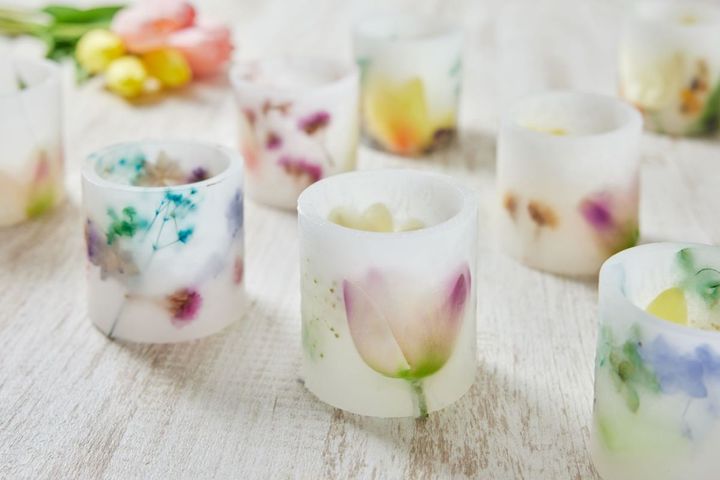 キャンドル 2,000 円～／リース 1,200 円／ヒンメリ 2,300 円。イベント開催期間中の土日祝日開催（4月29日～5月6日は毎日開催）