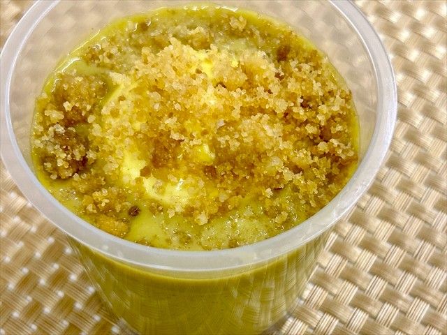 成城石井自家製 ピスタチオプリン カスタードソースがけ 