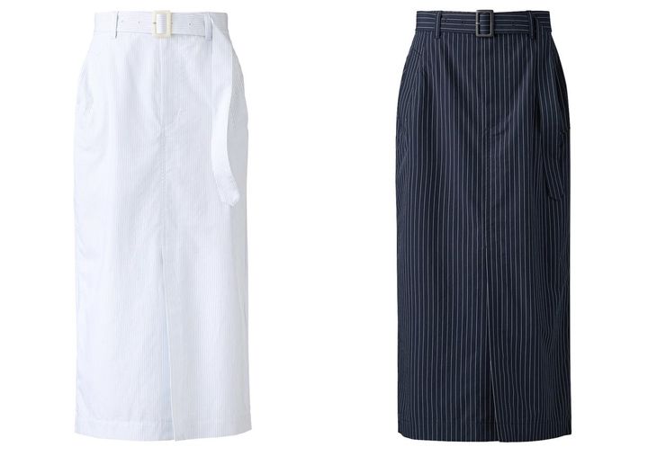 画像: 【UNIQLO：C】ベルテッドナロースカート各¥4,990 www.uniqlo.com