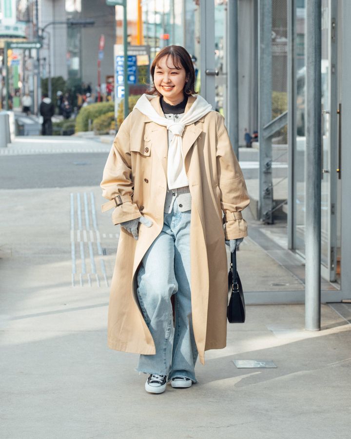 春を先取りする“スプリングコート”の上級者コーデ5選。寒い日は薄手コート＋重ね着でお洒落に防寒【TOKYO SNAP】