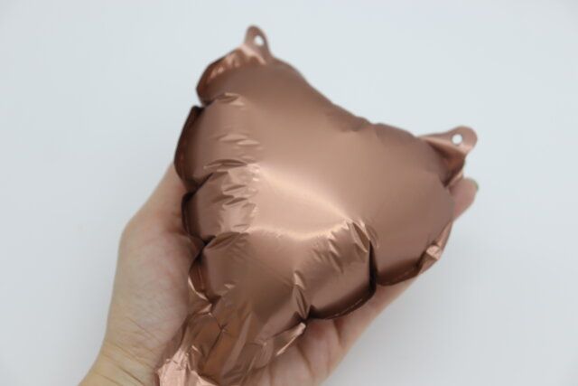 ダイソー フィルムバルーン（ハート、マットカラー、6個） 使用例