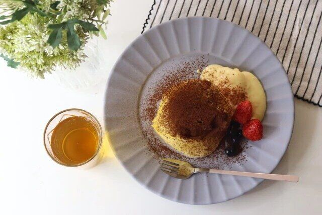 バンブーファイバープレート（直径25cm×2.5cm） 使用例