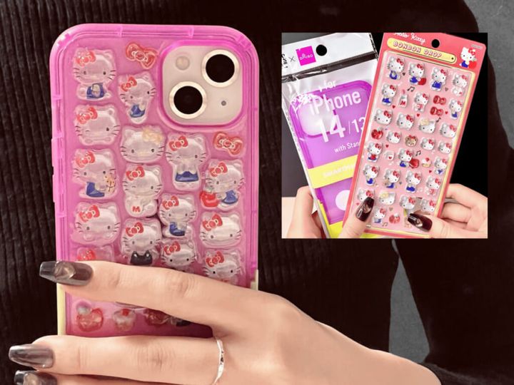 サンスター文具 ボンボンドロップシール ダイソー スマホケース 作り方 ハンドメイド 可愛い