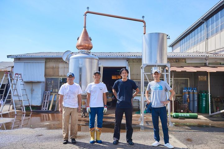 坂本龍彦さんとチーム福岡の3人