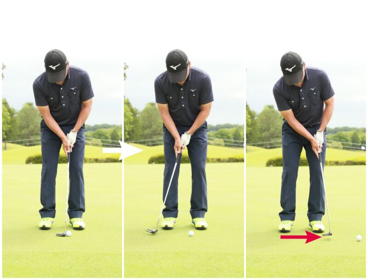 ボールを真ん中にセットしてない？パターはトゥ側で構えるのが正解