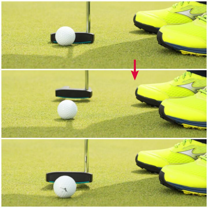 ボールを真ん中にセットしてない？パターはトゥ側で構えるのが正解