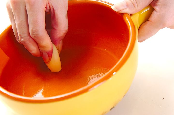 濃厚！本格チーズフォンデュの作り方1