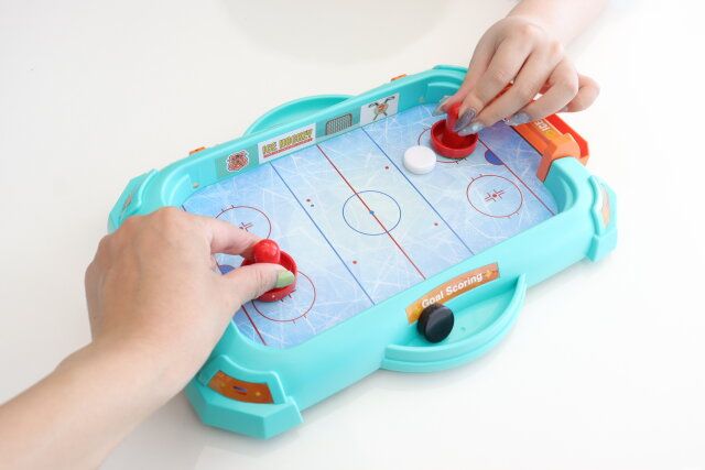 ダイソー ボードゲーム（アイスホッケー） エアホッケー