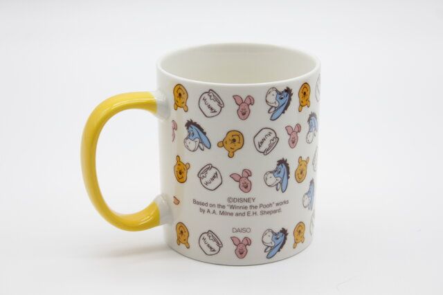マグカップ、約350mL（くまのプーさん）総柄 背面