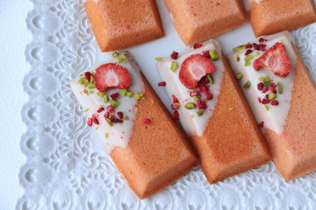 いちごフィナンシェ 完成