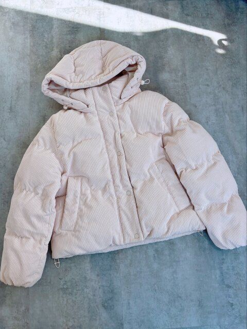 GU ヒートパデッドコーデュロイブルゾン NATURAL