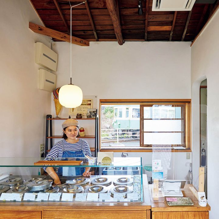 神奈川〈GELATERIA SANTi〉店内