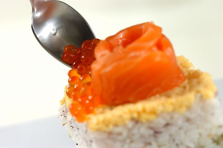 ひな祭りのデコレーション寿司の作り方7