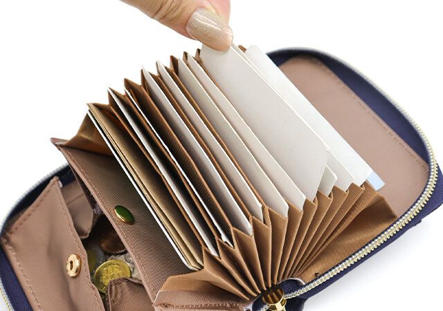 金運上昇ミニ財布 カード収納