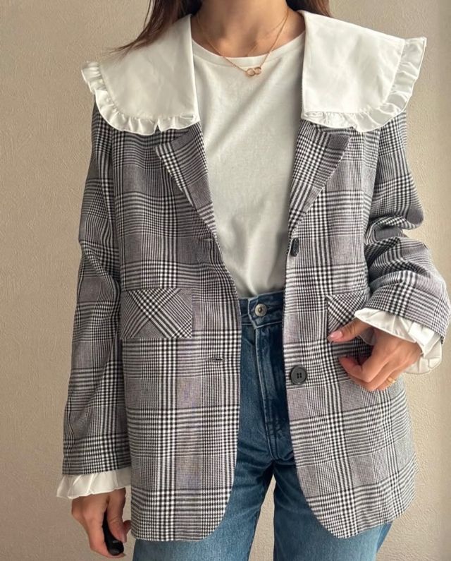 襟付きジャケット