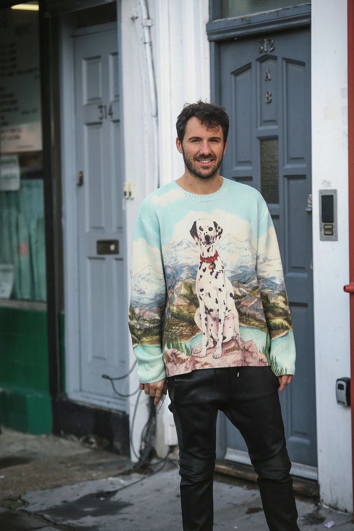 一度見たら忘れられない！柄が印象的すぎるニットコーデ