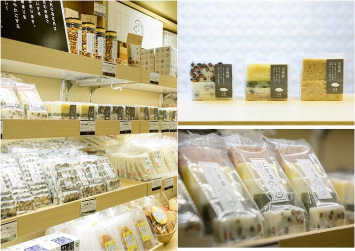 米どころ北陸ならではのお餅や和菓子をおみやげに。金沢駅構内の「すゞめ 金沢百番街店」