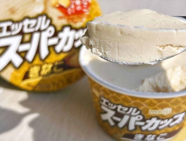 明治 エッセル スーパーカップ きなこ スプーンアップ２