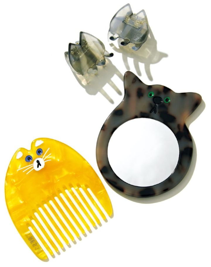 猫 ミラー&クリップ2個セット（トレス）