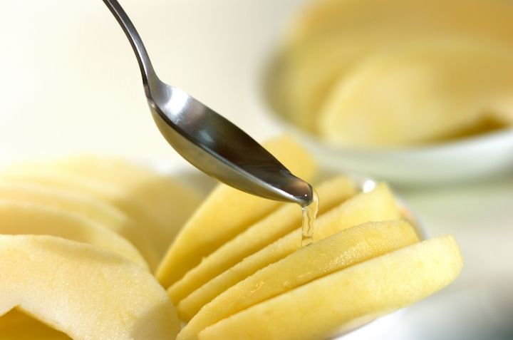 アップルクランブルの下準備1