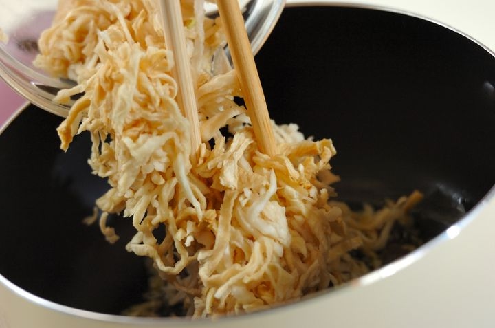 切干し大根のトマト煮の作り方1