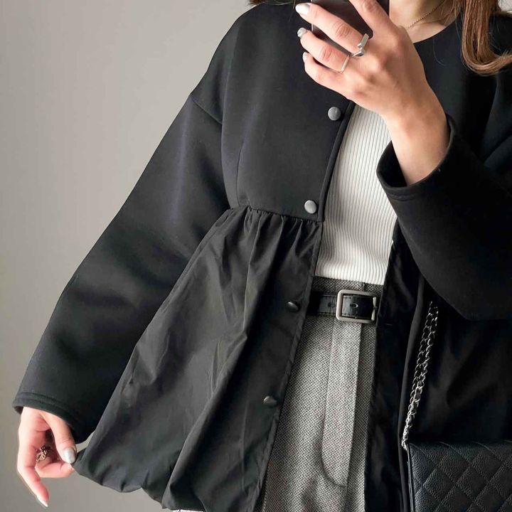 画像: 異素材ミックスがおしゃれ！