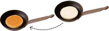 見て見て！ まるで本物！ 紙ねんどやチーズの箱のフタで作る「ホットケーキ」の作り方の画像8