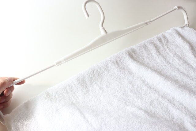 太竿対応バスタオルハンガー 使用例