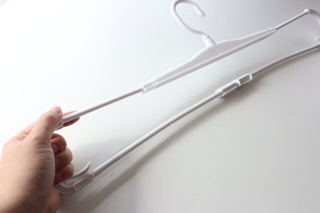 太竿対応バスタオルハンガー 伸ばす