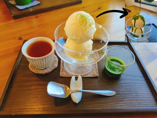 有機抹茶アフォガード