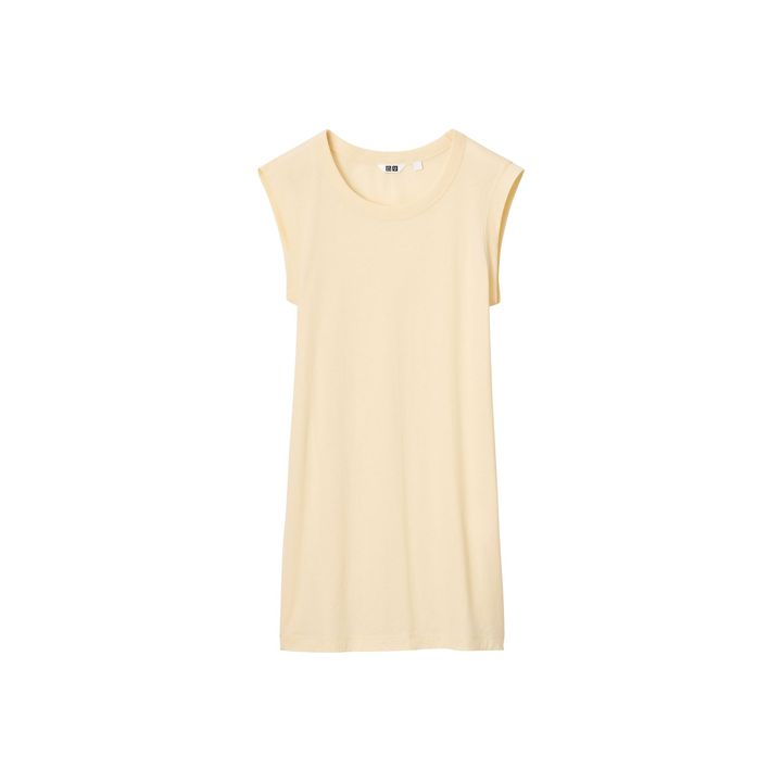 スーピマコットンシアーロングTノースリーブ ¥1,500