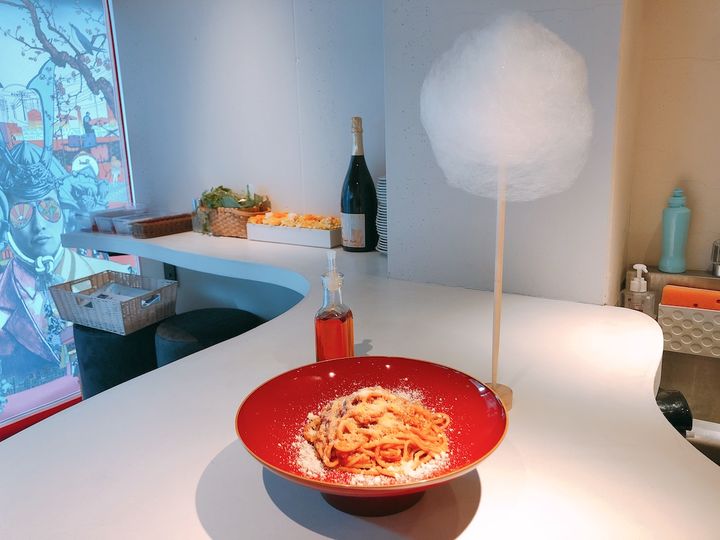 「名物！わたあめボロネーズ」1408円