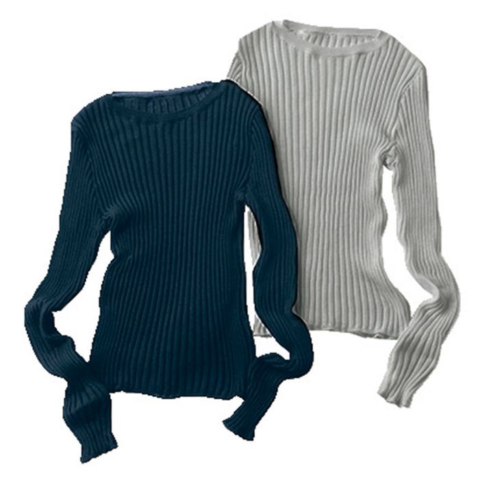 シアーリブニット