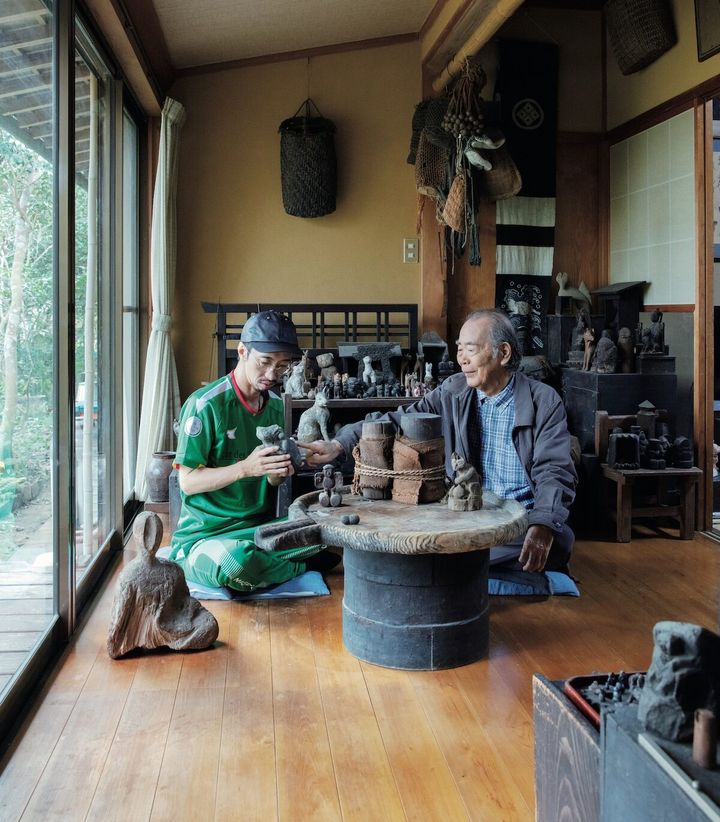 オカルトコレクター田中俊行さんと鶴岡幸彦さん