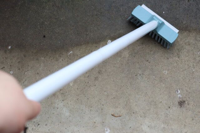 ワイパー付デッキブラシ 柄