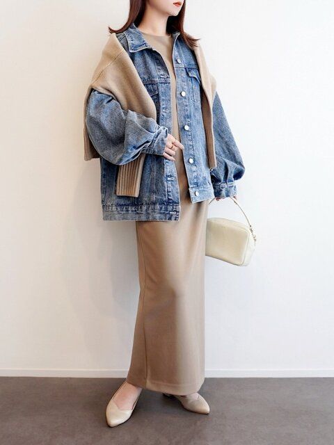 デニムジャケットコーデ3