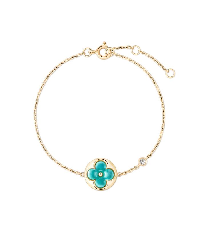 「カラー ブロッサム」ブレスレット（YG×アマゾナイト×ダイヤモンド）￥409,200