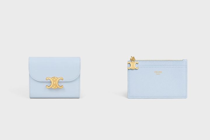 2025新作 CELINE☆セリーヌ☆フラップウォレット トリオンフ CELINE セリーヌ正規品2024-2025 トリオンフ フラップウォレット